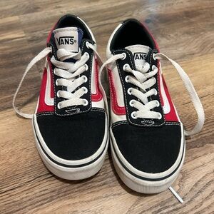 Girls VANS - Red/White/Blue! Size 1